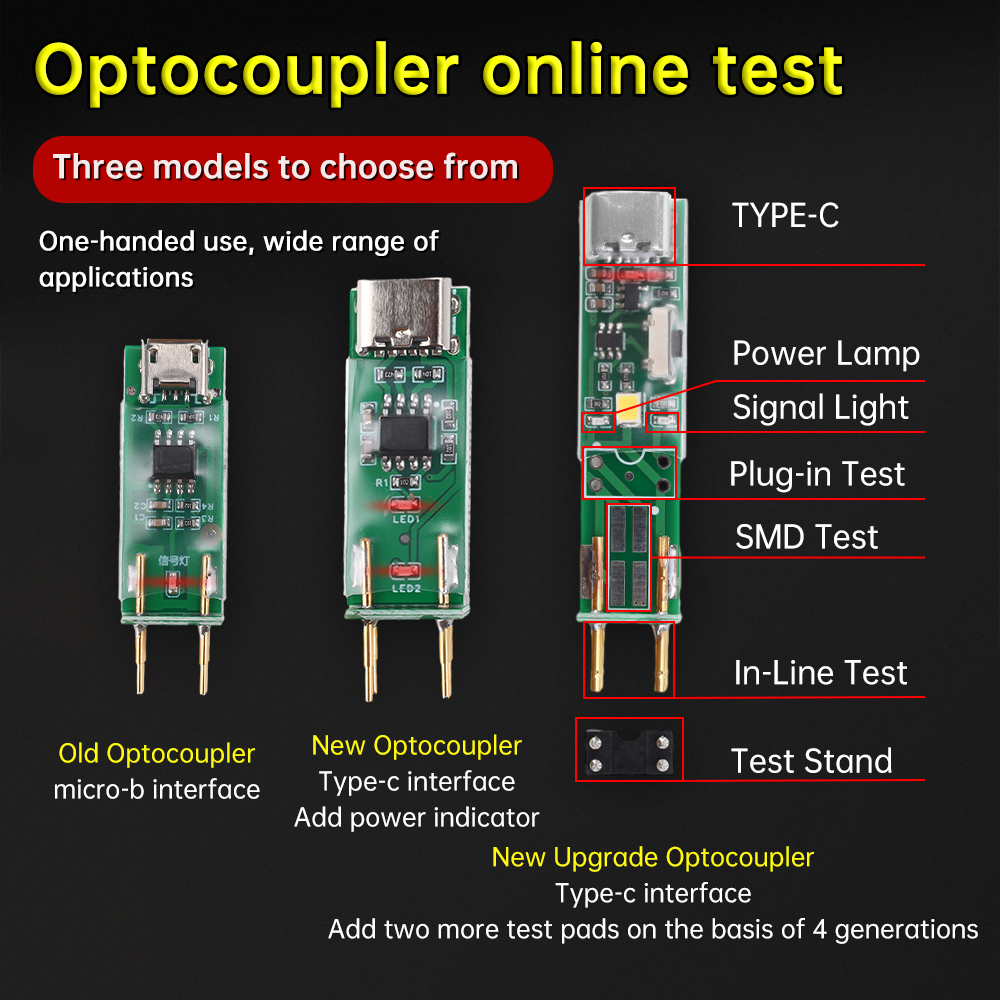 Electronics Repair Online - 4Pin Optocoupler Tester Optocoupler Test Detection