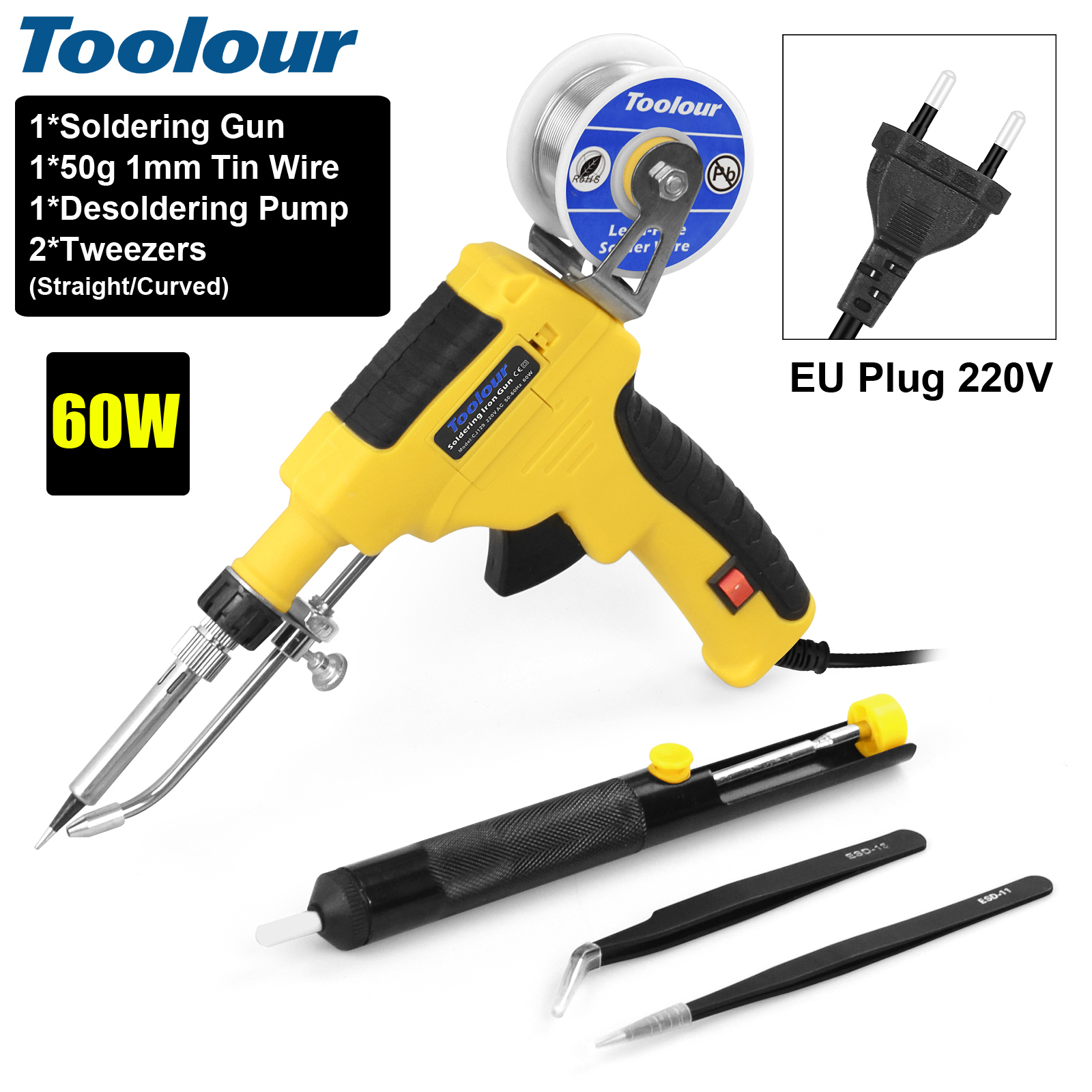 Toolour Soldering Gun Kit 430℃ – Electronics Repair Degree Bewertung und Preis