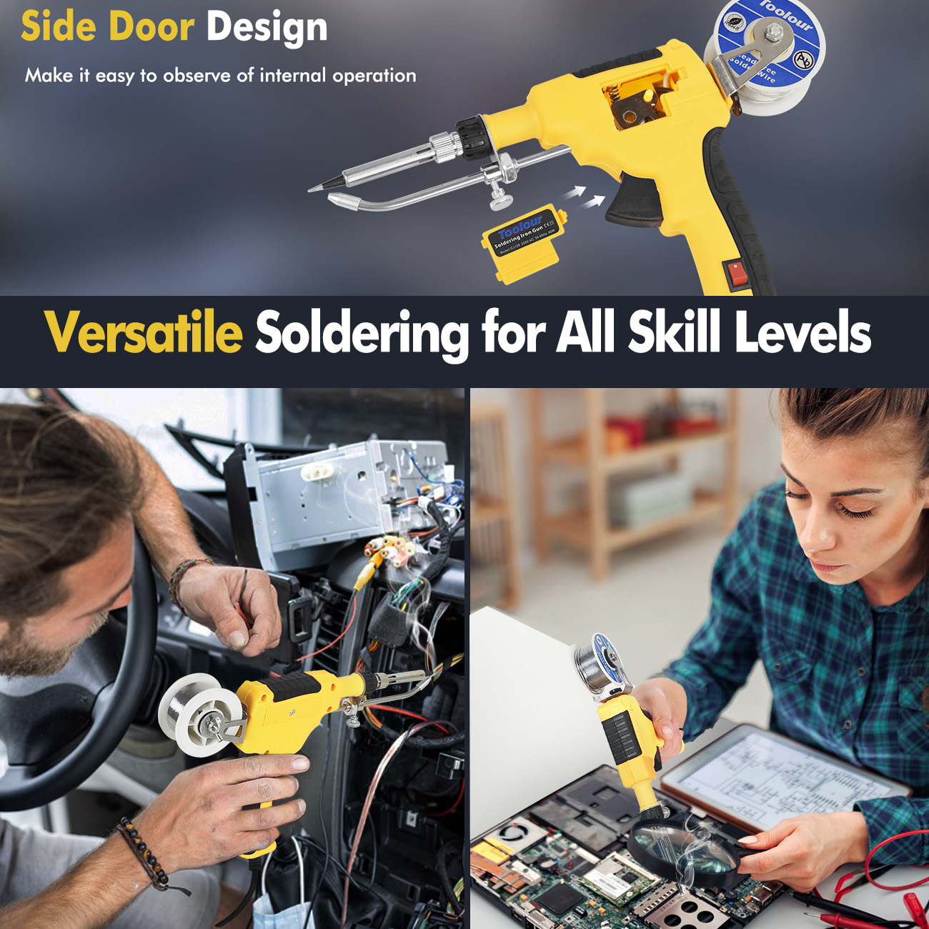 Toolour Soldering Gun Kit 430℃ – Electronics Repair Degree Bewertung und Preis