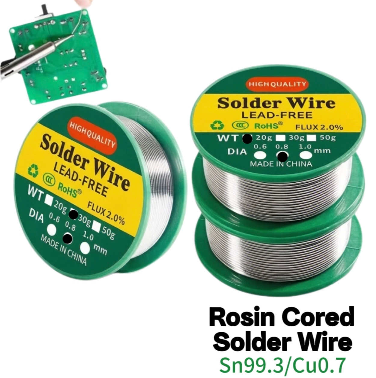 20g-50g Lead-free No-clean Hig – Electronics Repair Degree Bewertung und Preis