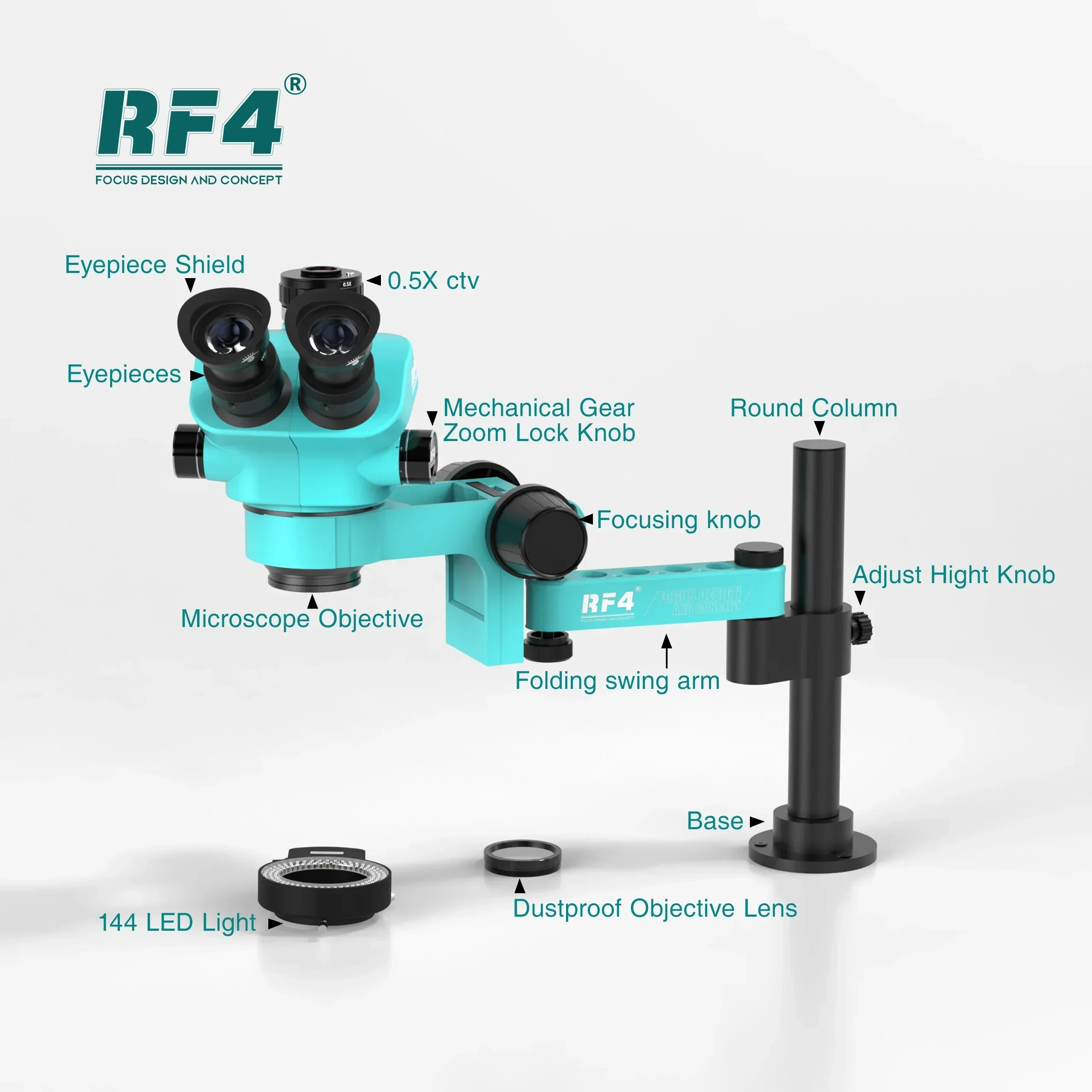 2025/RF4 Microscope RF-7050pro – Electronics Repair Degree Bewertung und Preis