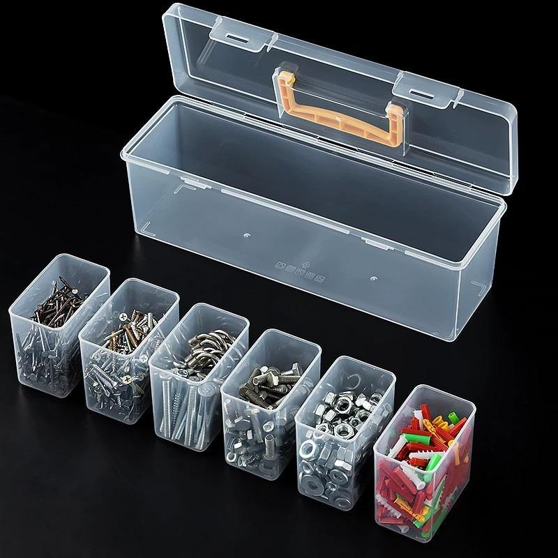 7 Piece Transparent Parts Stor – Electronics Repair Garage Bewertung und Preis